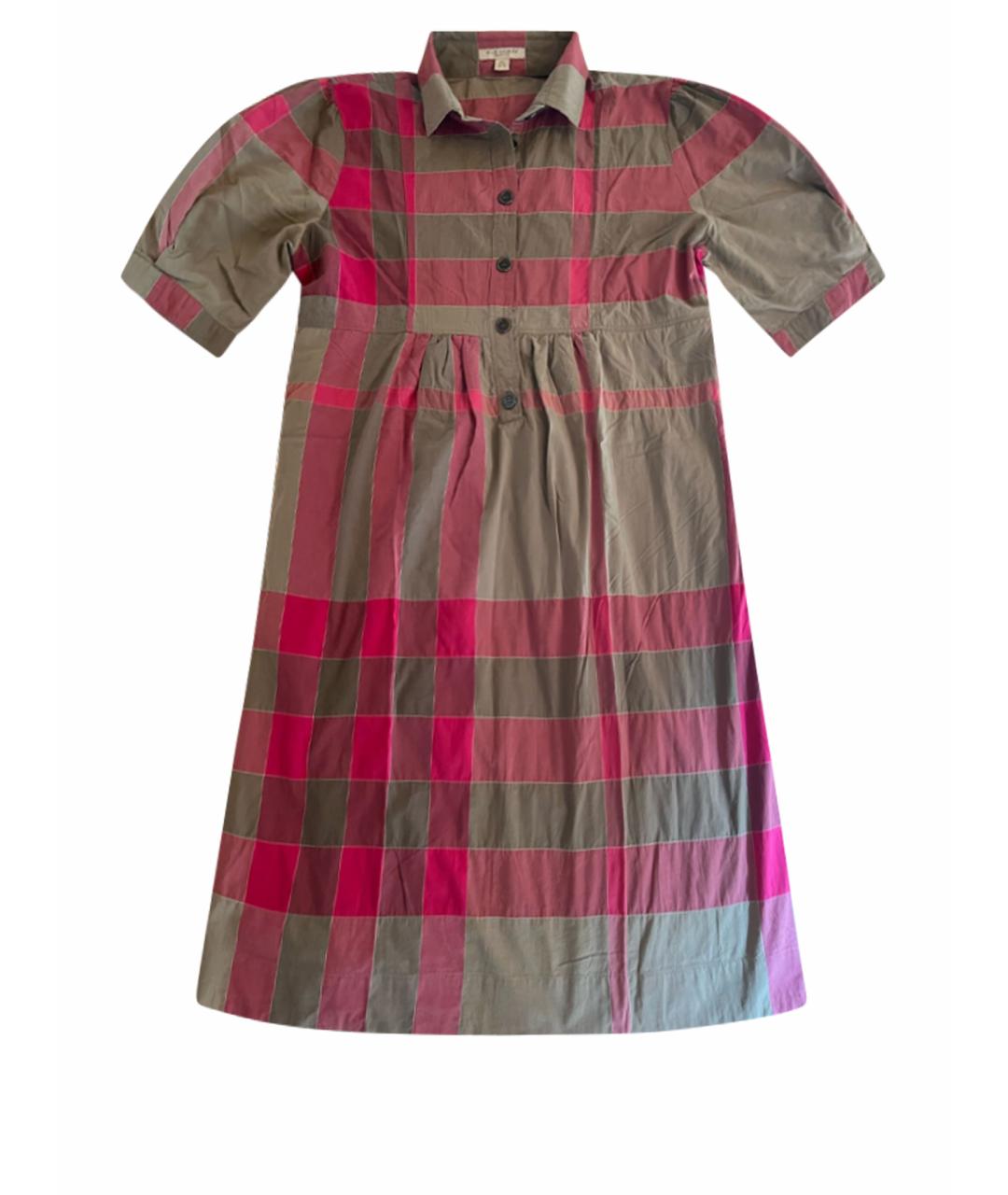 BURBERRY Хлопковое повседневное платье, фото 1
