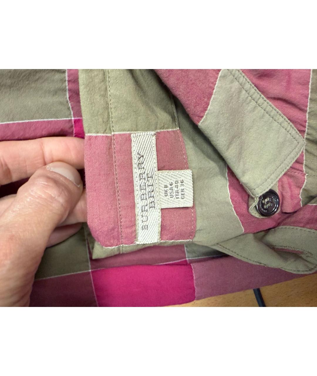 BURBERRY Хлопковое повседневное платье, фото 3