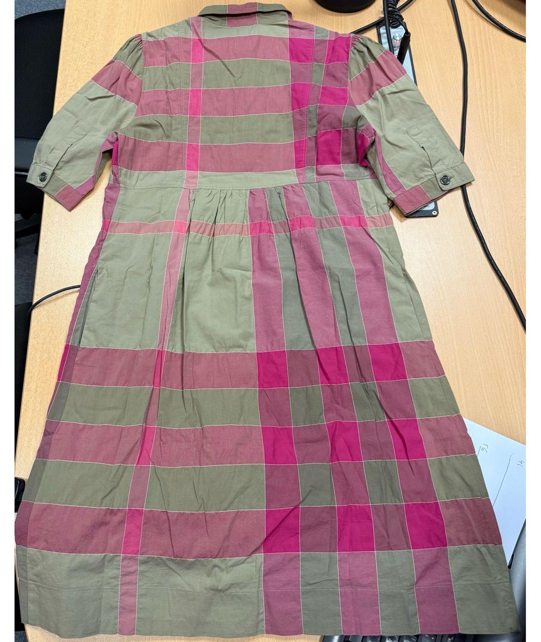 BURBERRY Хлопковое повседневное платье, фото 2