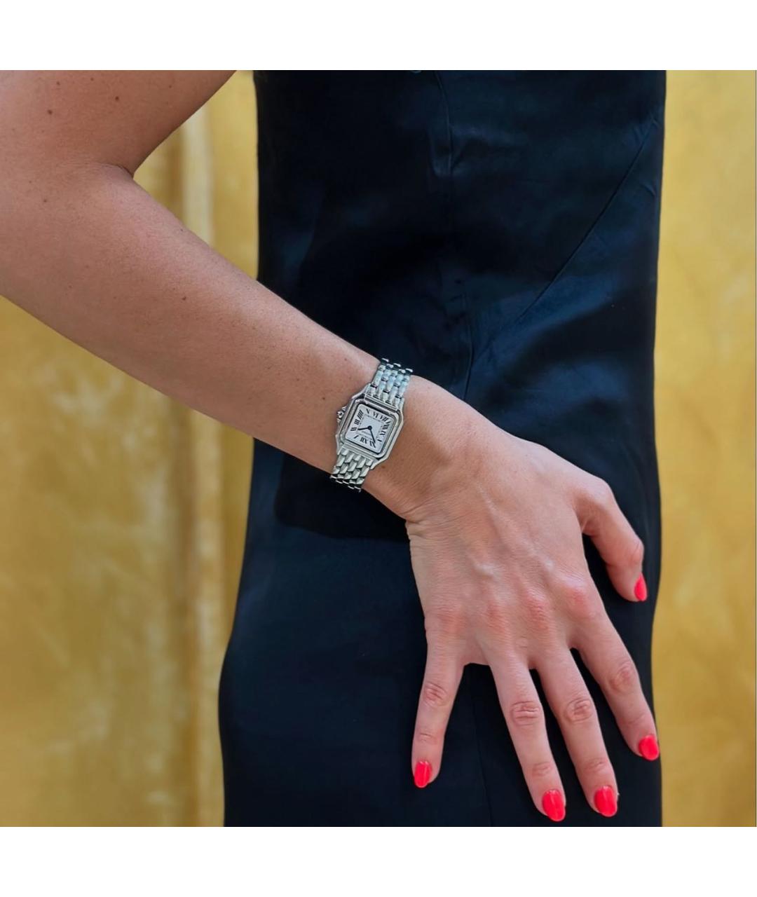 CARTIER Серебряные стальные часы, фото 8