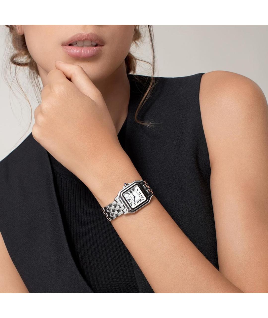 CARTIER Серебряные стальные часы, фото 7