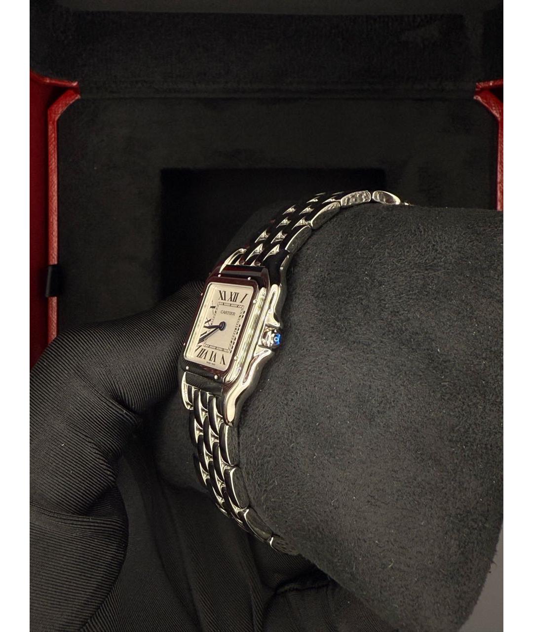 CARTIER Серебряные стальные часы, фото 6