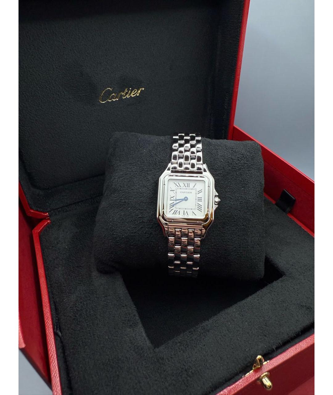 CARTIER Серебряные стальные часы, фото 4