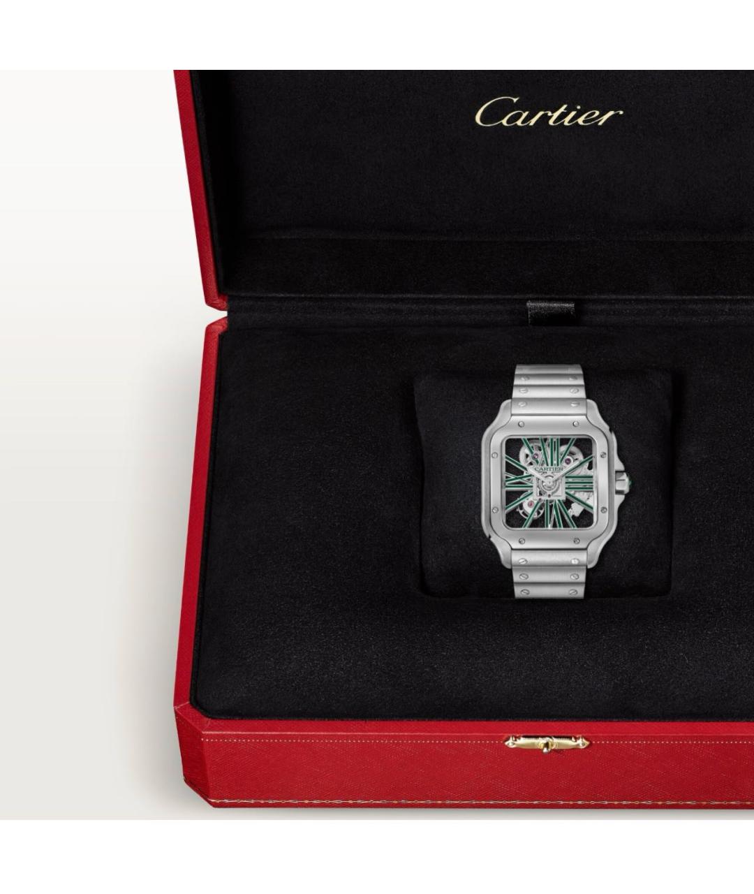 CARTIER Серебряные часы, фото 8