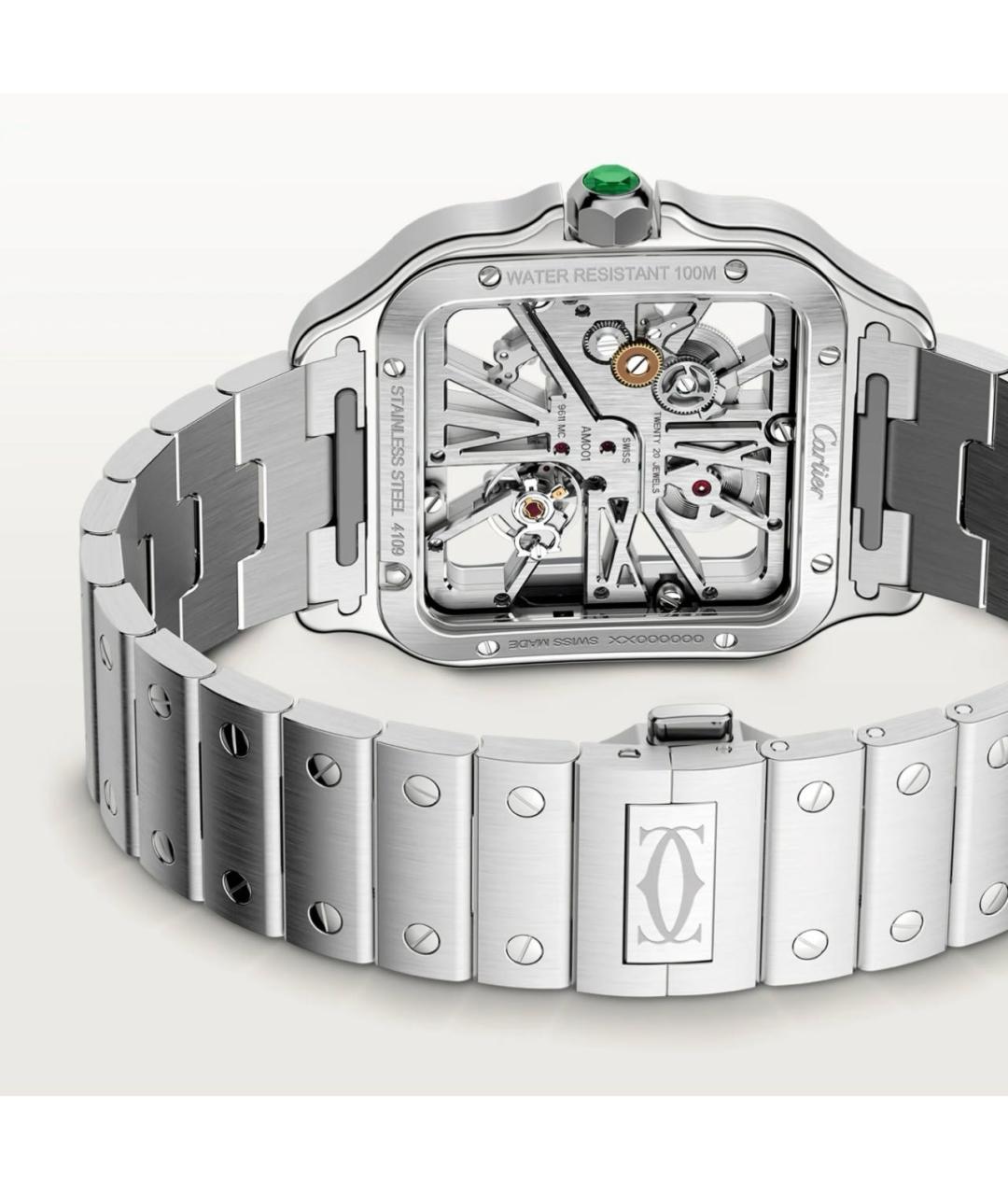 CARTIER Серебряные часы, фото 4