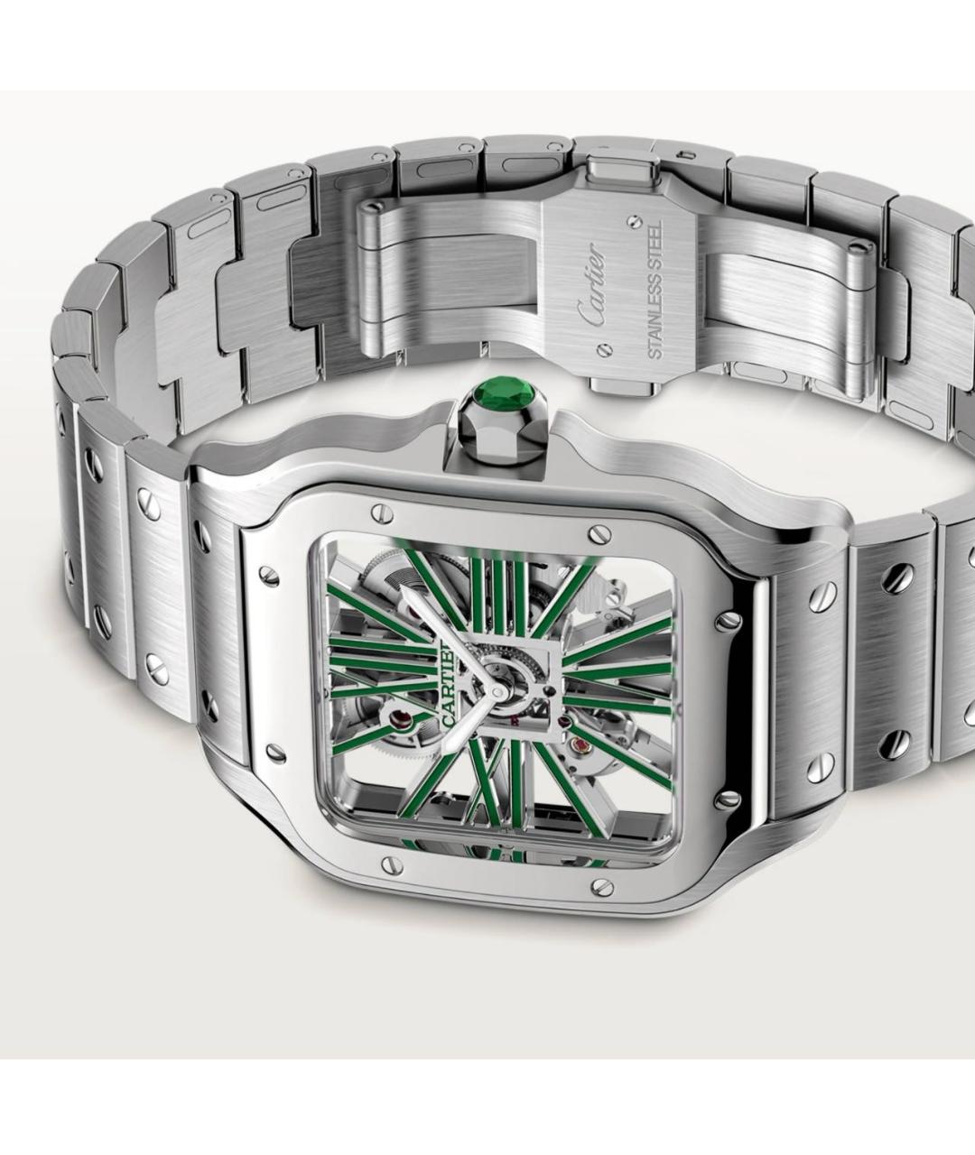 CARTIER Серебряные часы, фото 6