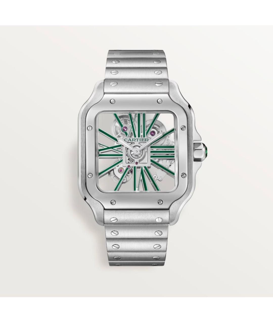 CARTIER Серебряные часы, фото 9