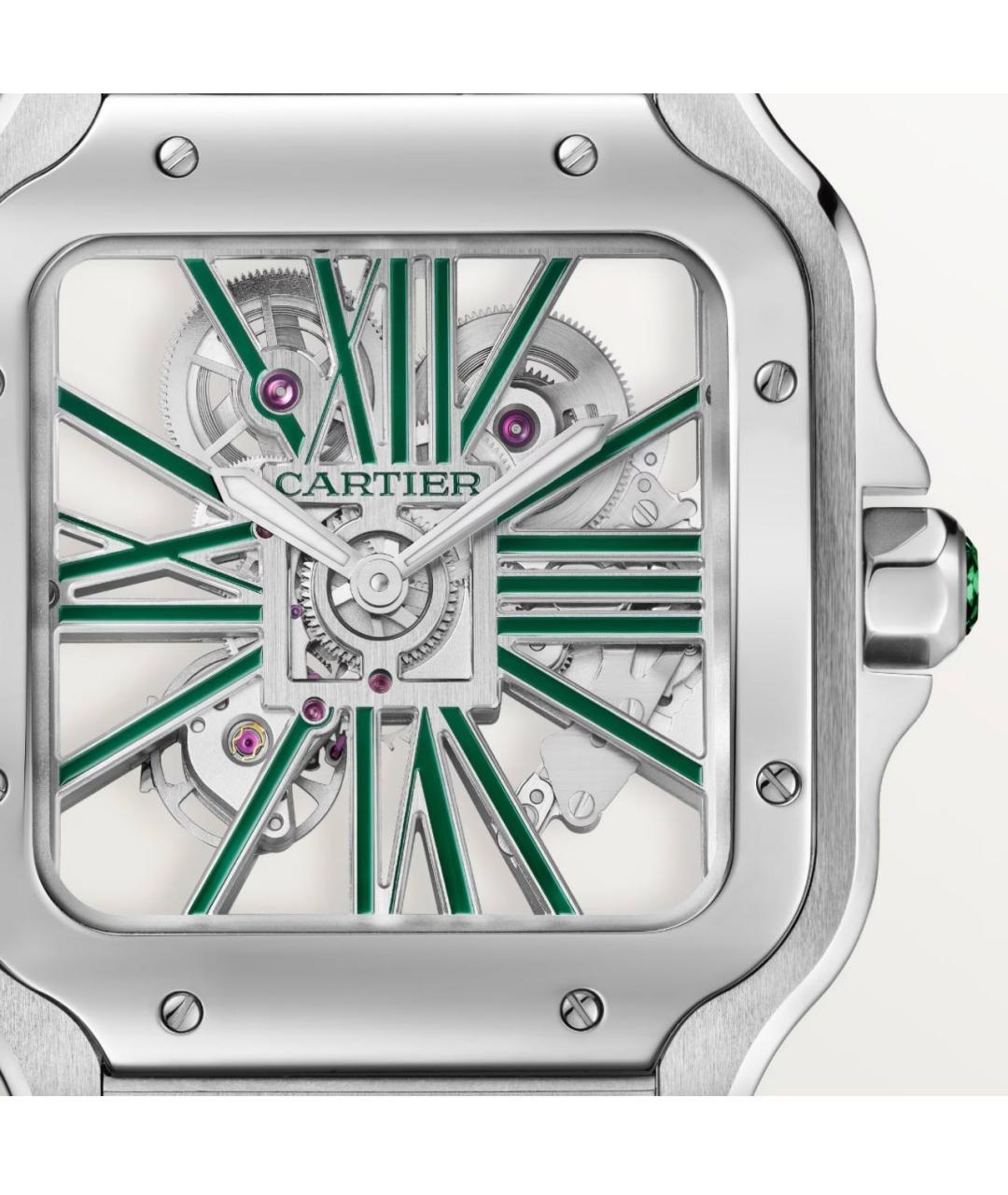 CARTIER Серебряные часы, фото 7