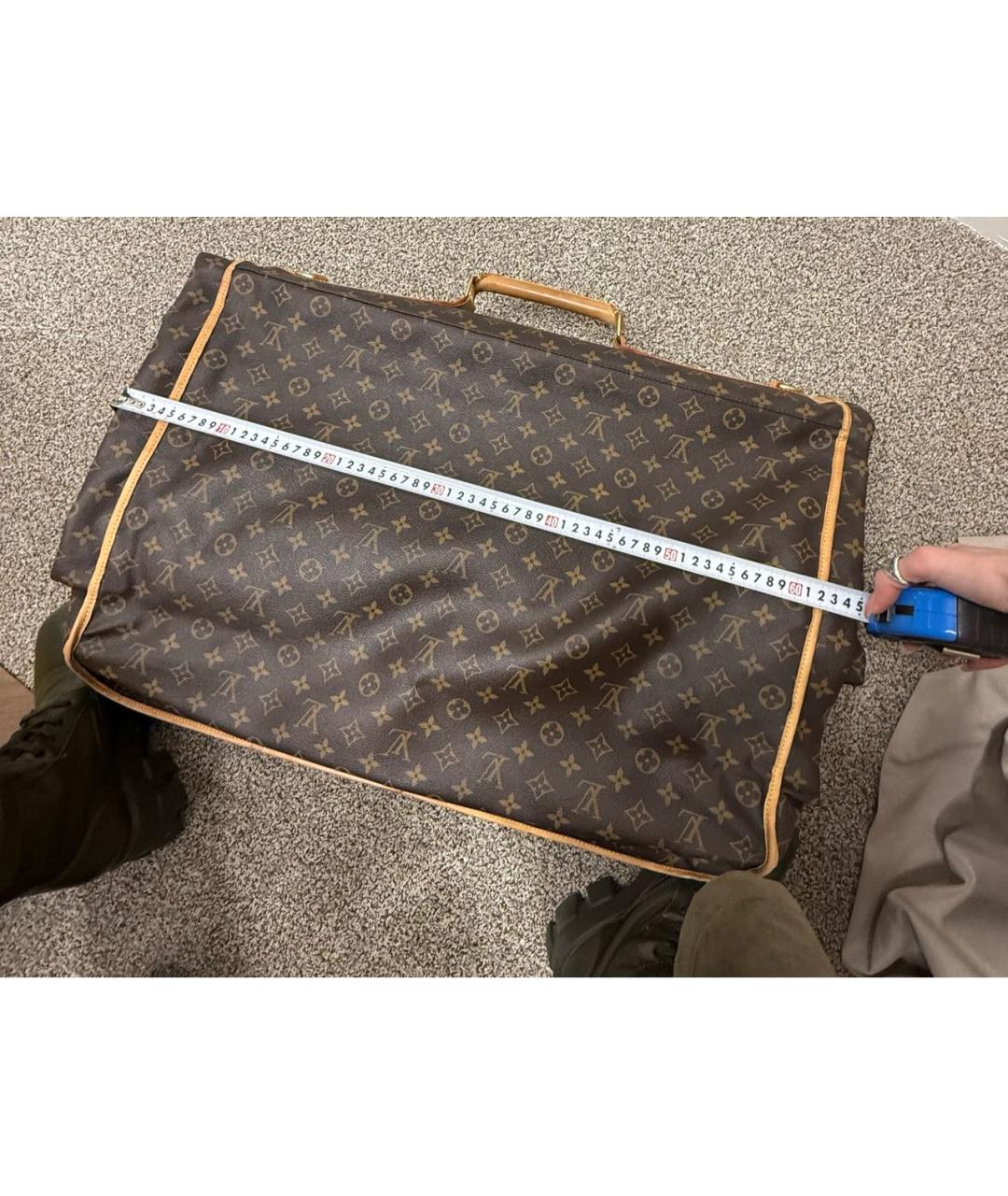 LOUIS VUITTON Коричневая дорожная/спортивная сумка, фото 7