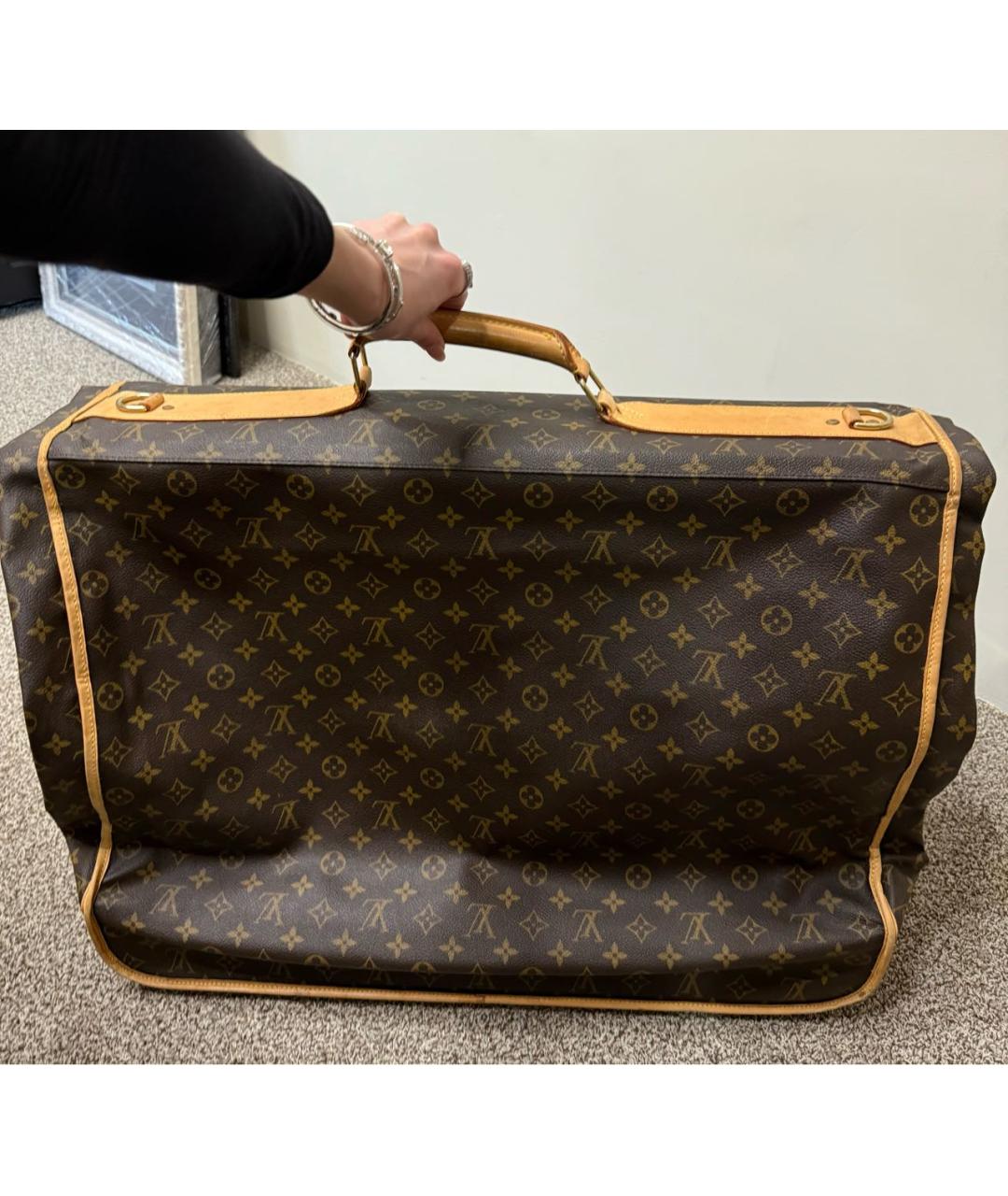 LOUIS VUITTON Коричневая дорожная/спортивная сумка, фото 9