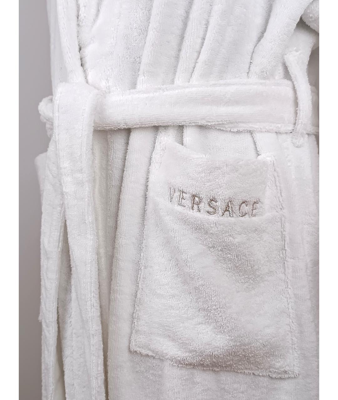 VERSACE Белый халаты, фото 4