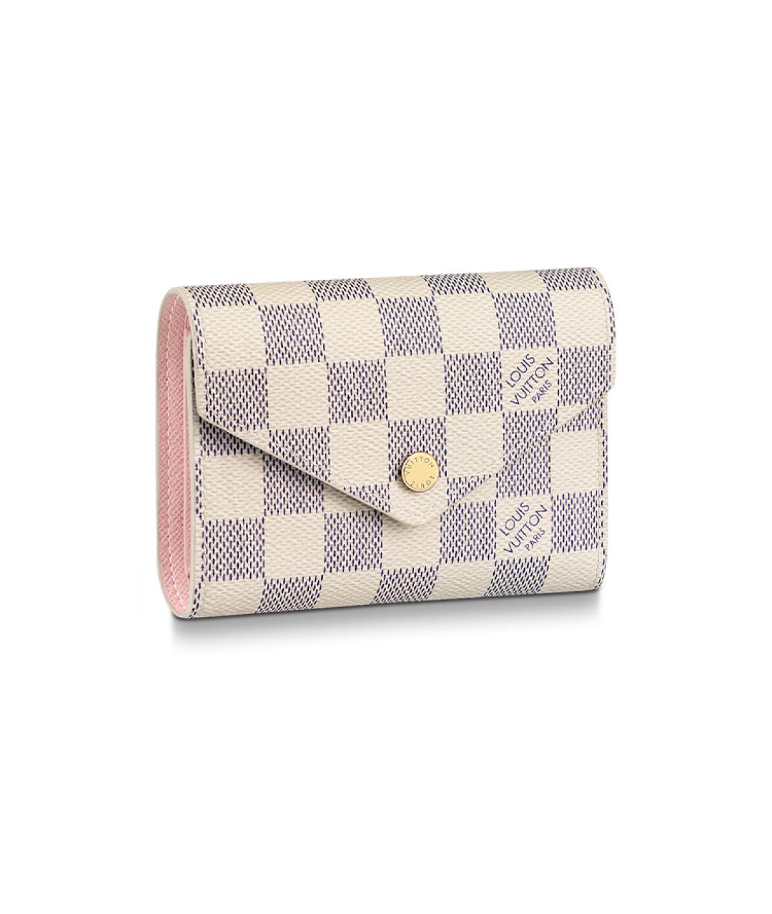 LOUIS VUITTON Белый кожаный кошелек, фото 2