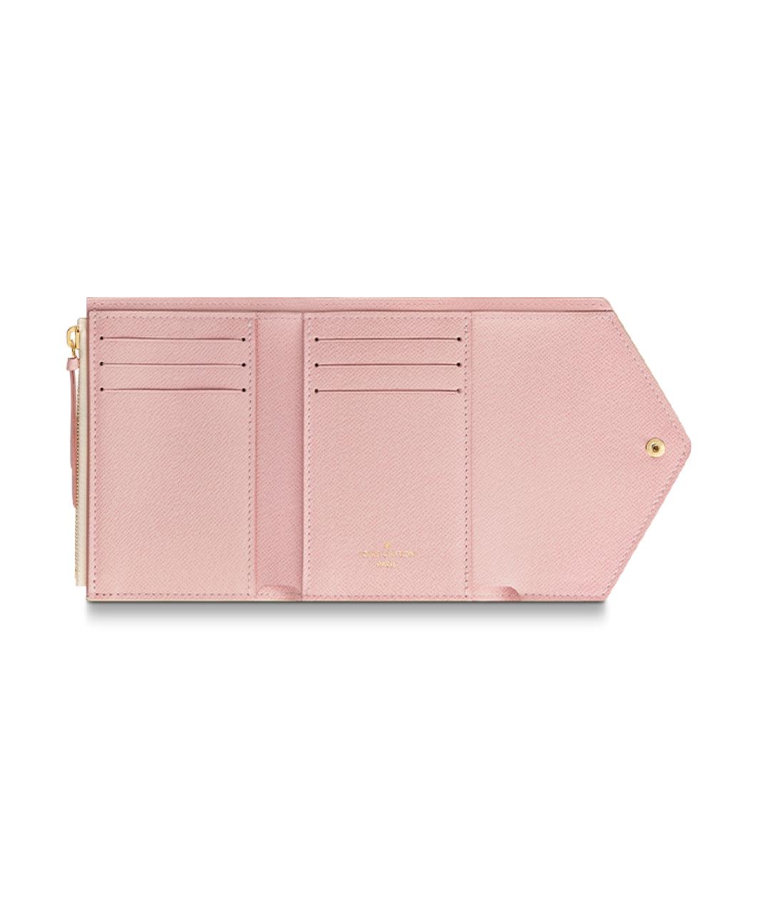 LOUIS VUITTON Белый кожаный кошелек, фото 5