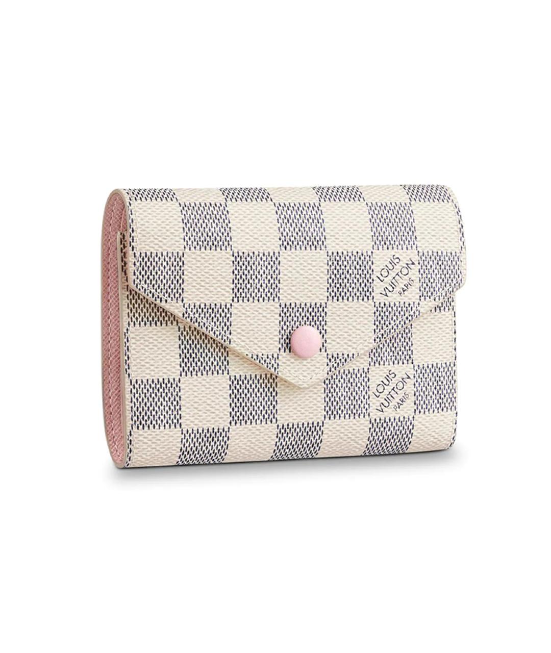 LOUIS VUITTON Белый кожаный кошелек, фото 1
