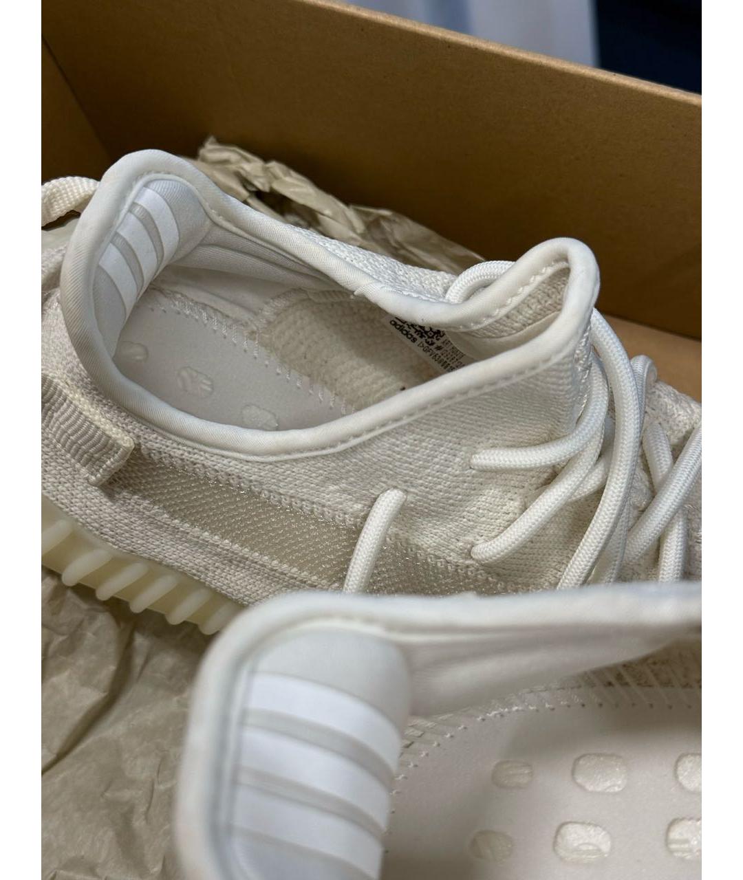 ADIDAS YEEZY Бежевые текстильные кроссовки, фото 8