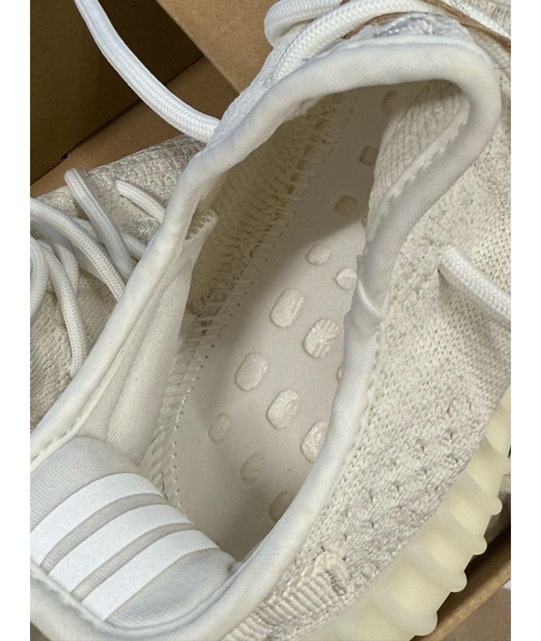 ADIDAS YEEZY Бежевые текстильные кроссовки, фото 7
