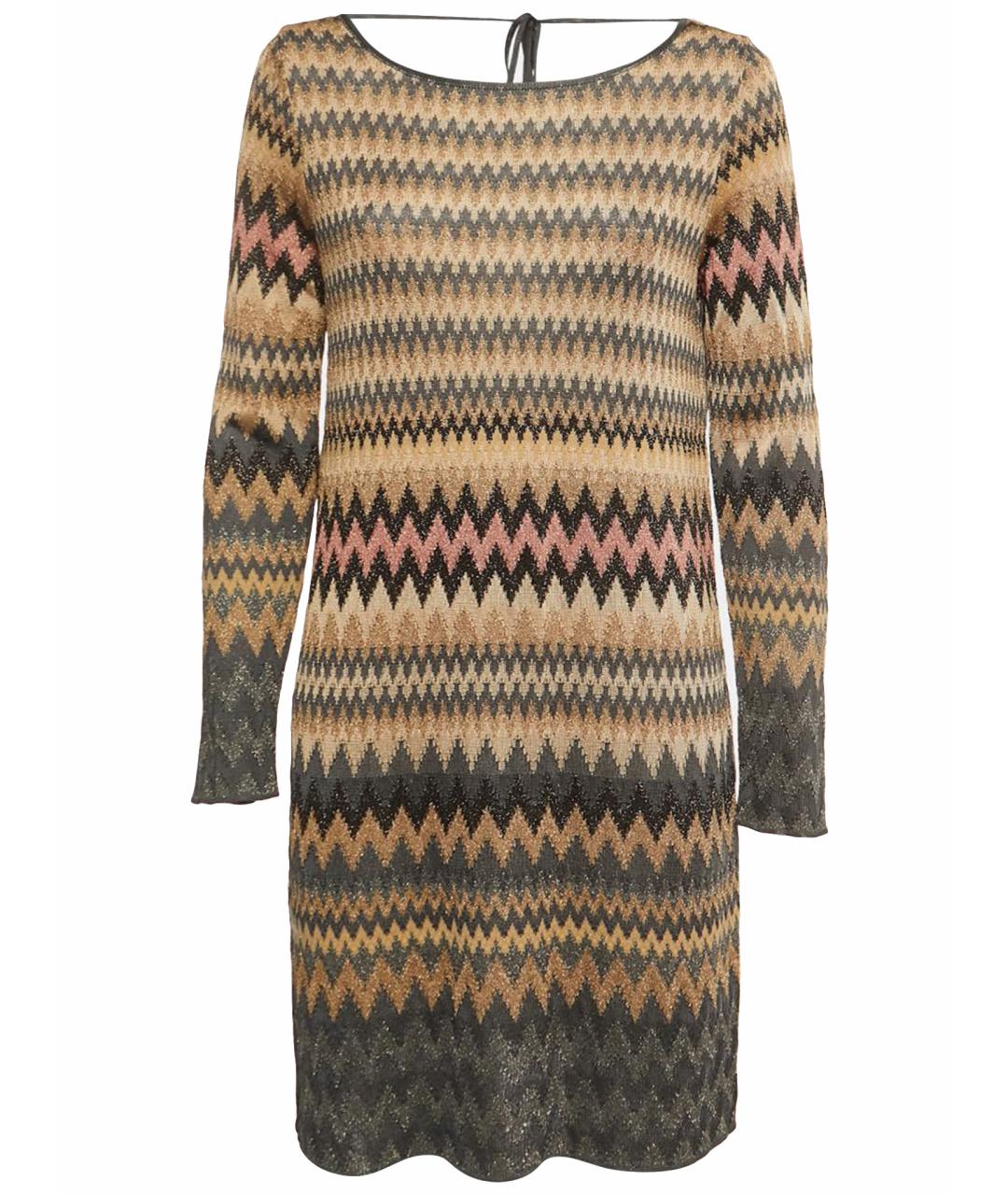 MISSONI Золотое коктейльное платье, фото 1