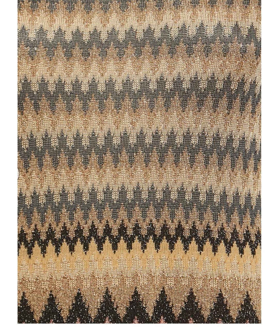 MISSONI Золотое коктейльное платье, фото 4