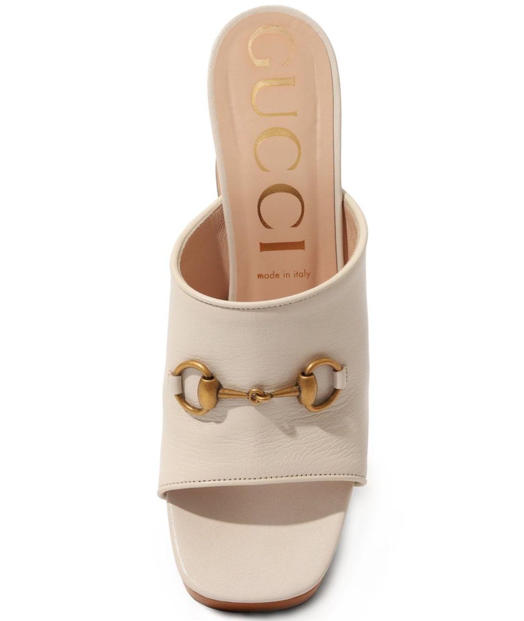 GUCCI Кожаные мюли, фото 4