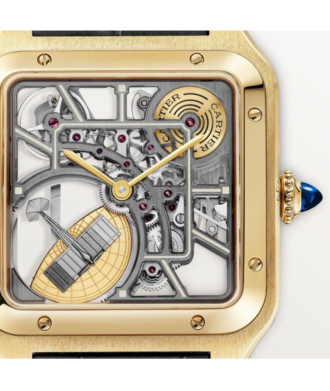 CARTIER Часы из желтого золота, фото 6