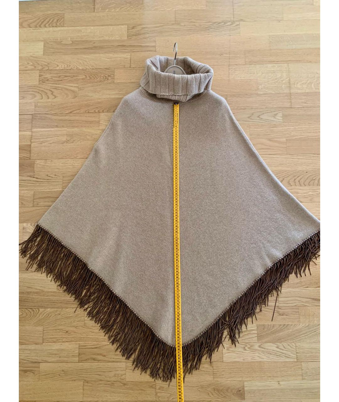 BRUNELLO CUCINELLI Бежевый кашемировый джемпер / свитер, фото 6