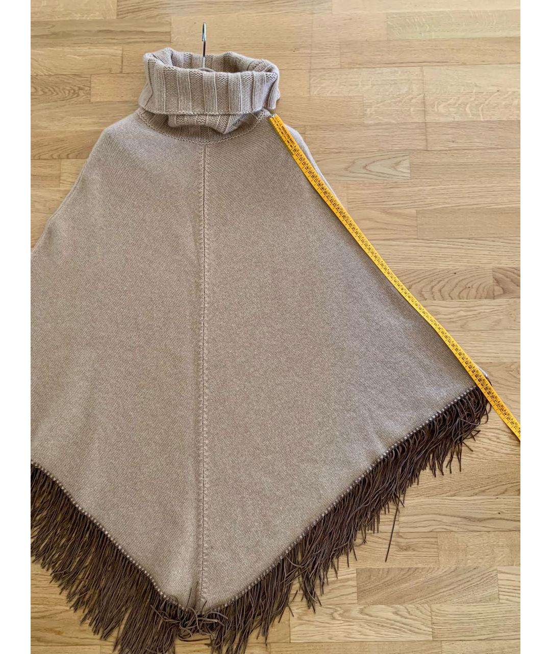 BRUNELLO CUCINELLI Бежевый кашемировый джемпер / свитер, фото 7