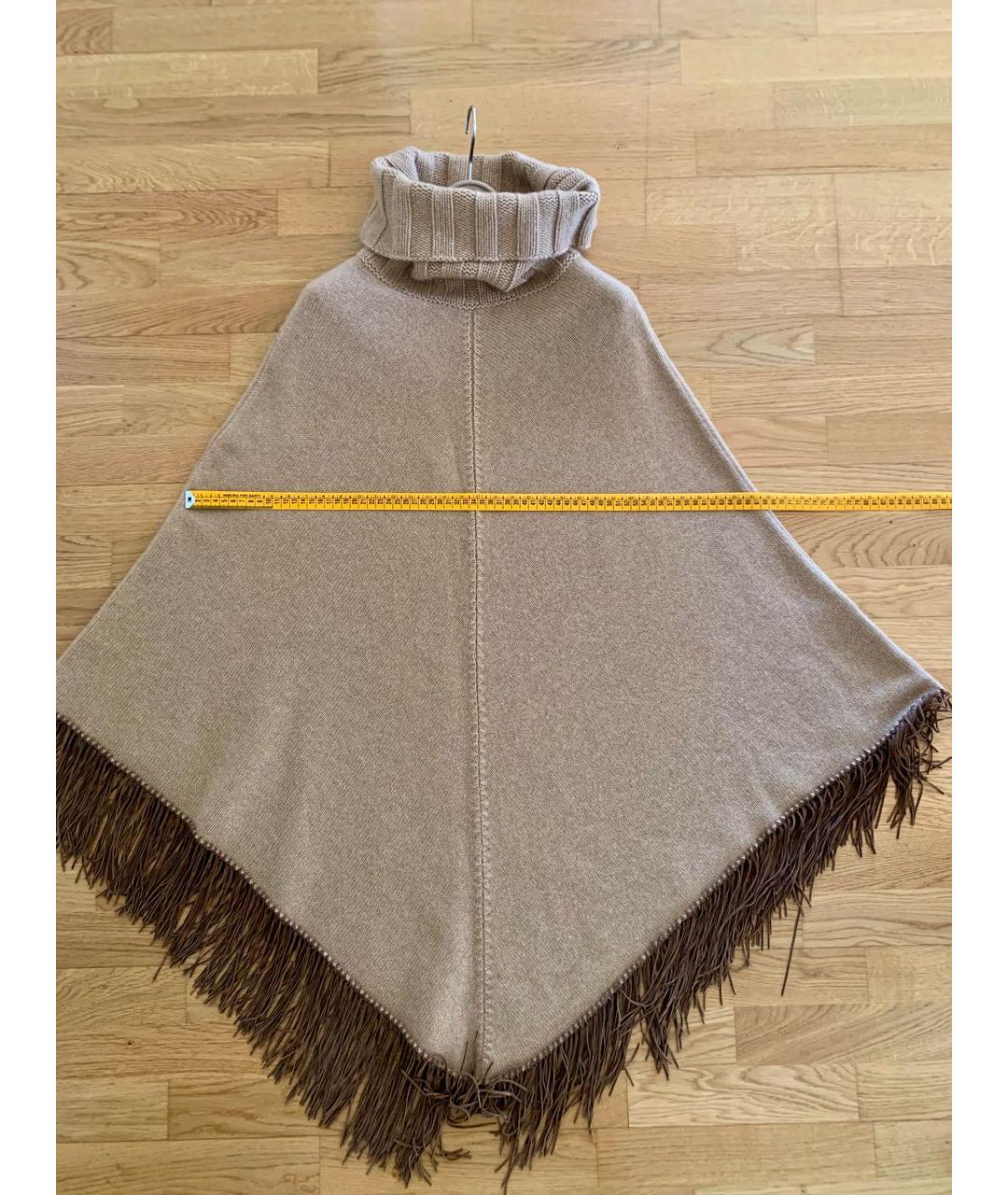 BRUNELLO CUCINELLI Бежевый кашемировый джемпер / свитер, фото 8