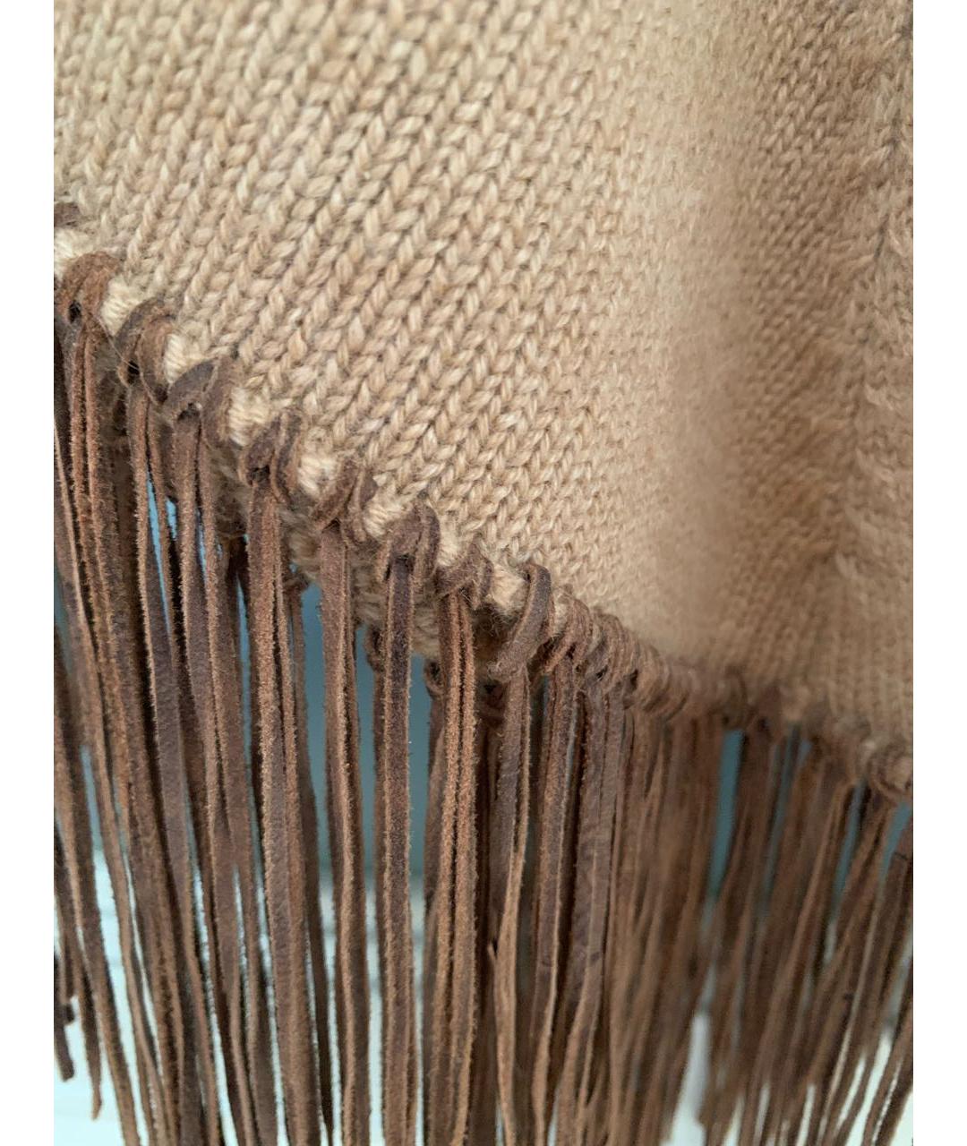 BRUNELLO CUCINELLI Бежевый кашемировый джемпер / свитер, фото 4