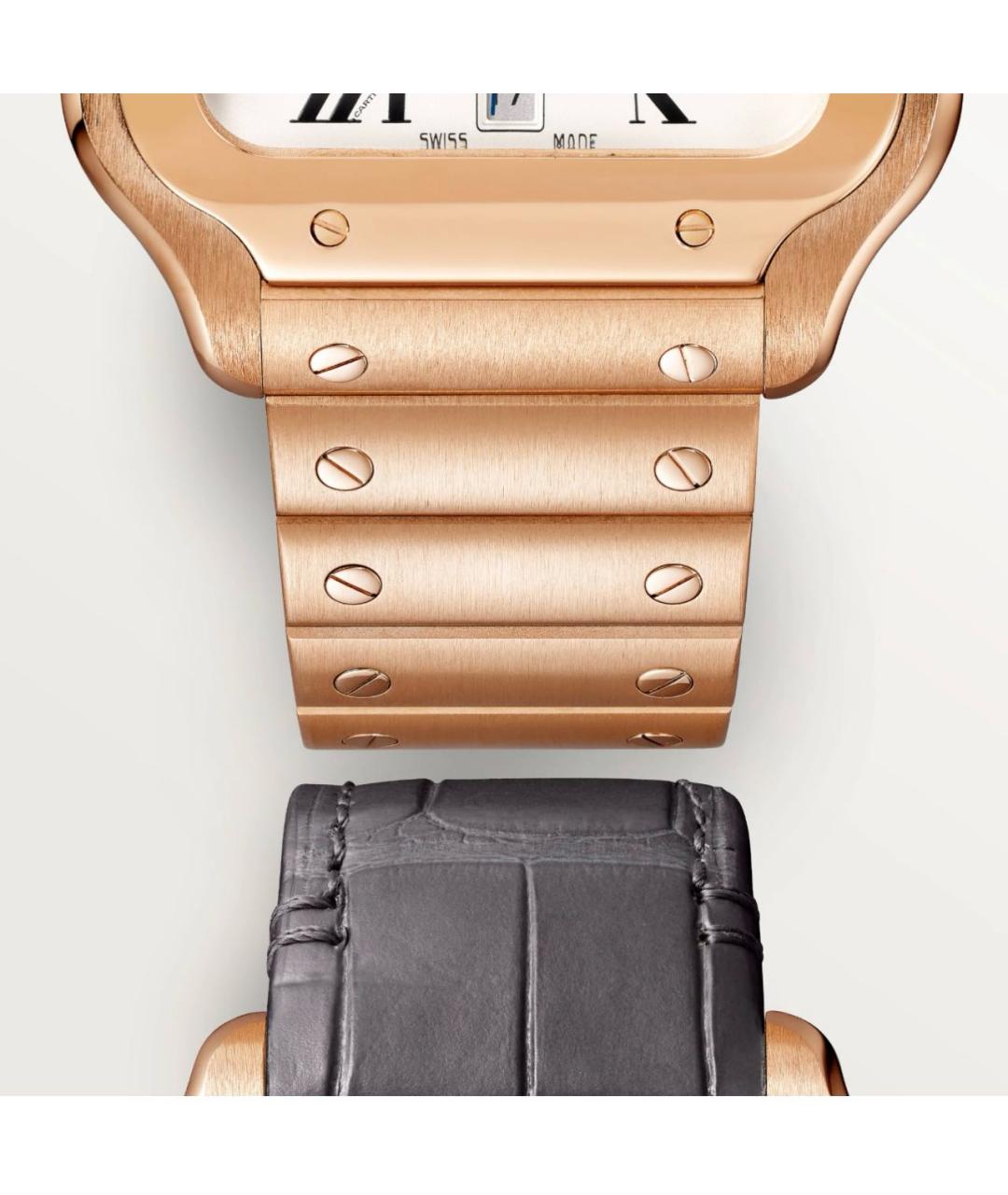 CARTIER Розовые часы из розового золота, фото 3