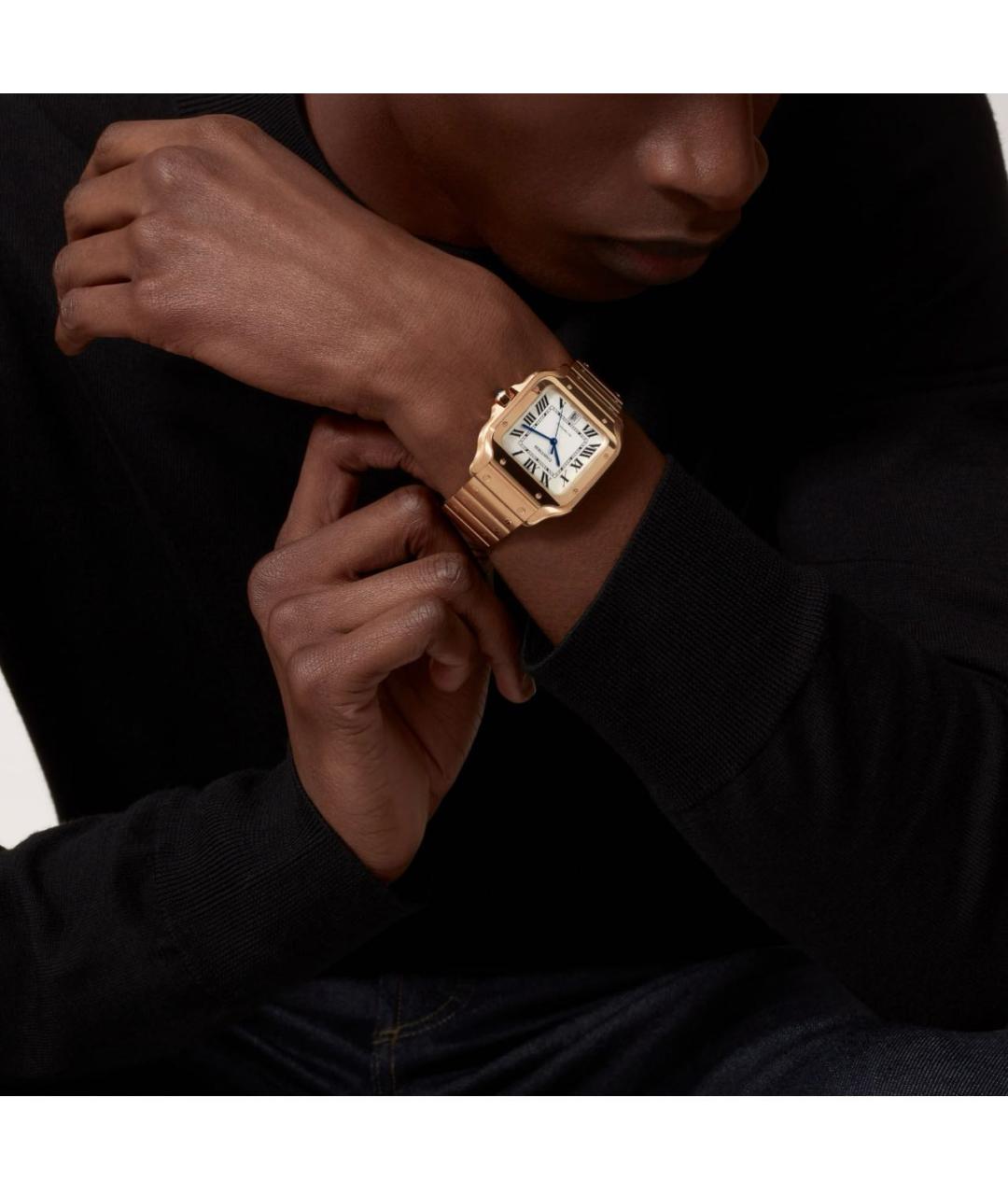 CARTIER Розовые часы из розового золота, фото 2