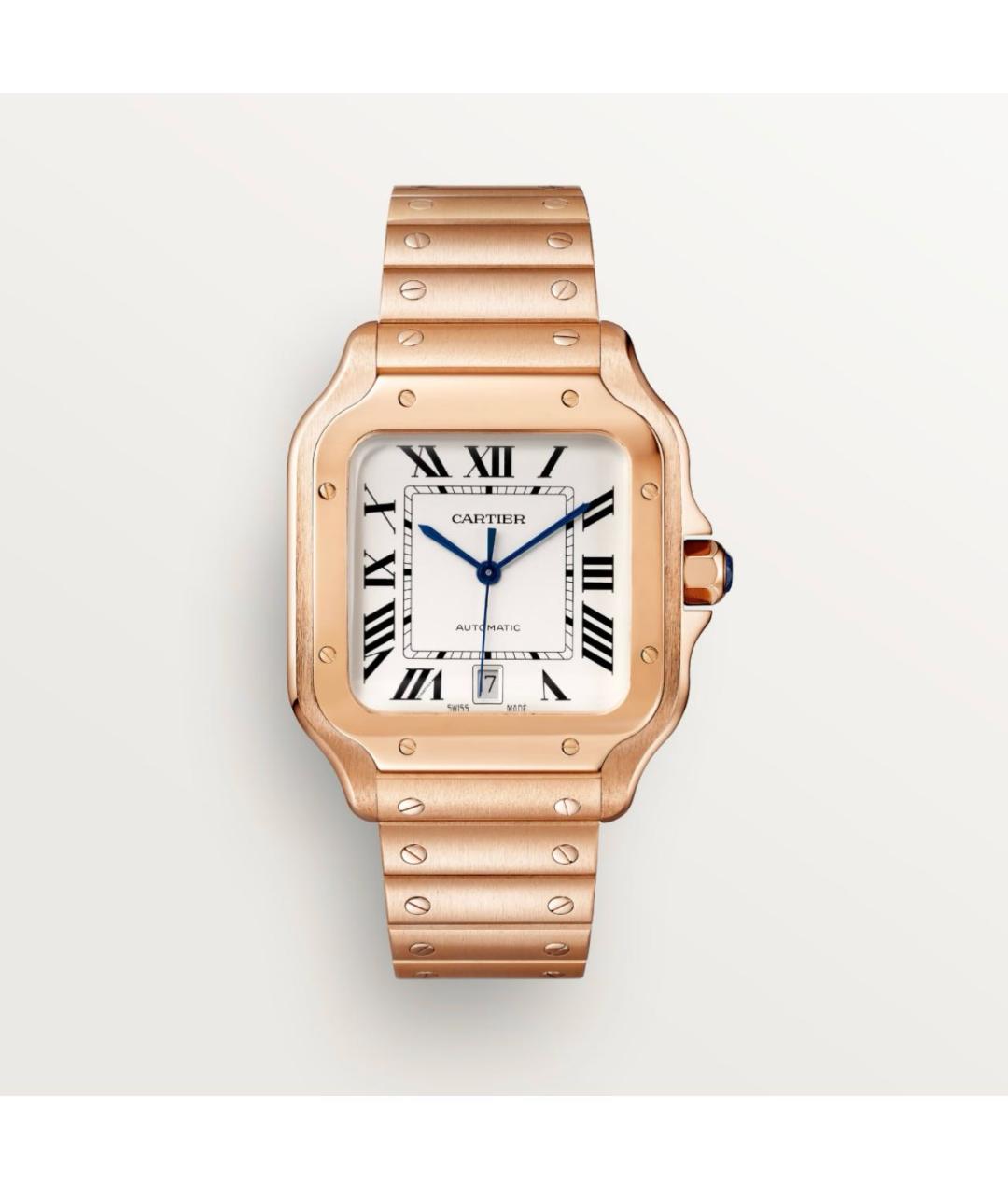 CARTIER Розовые часы из розового золота, фото 7