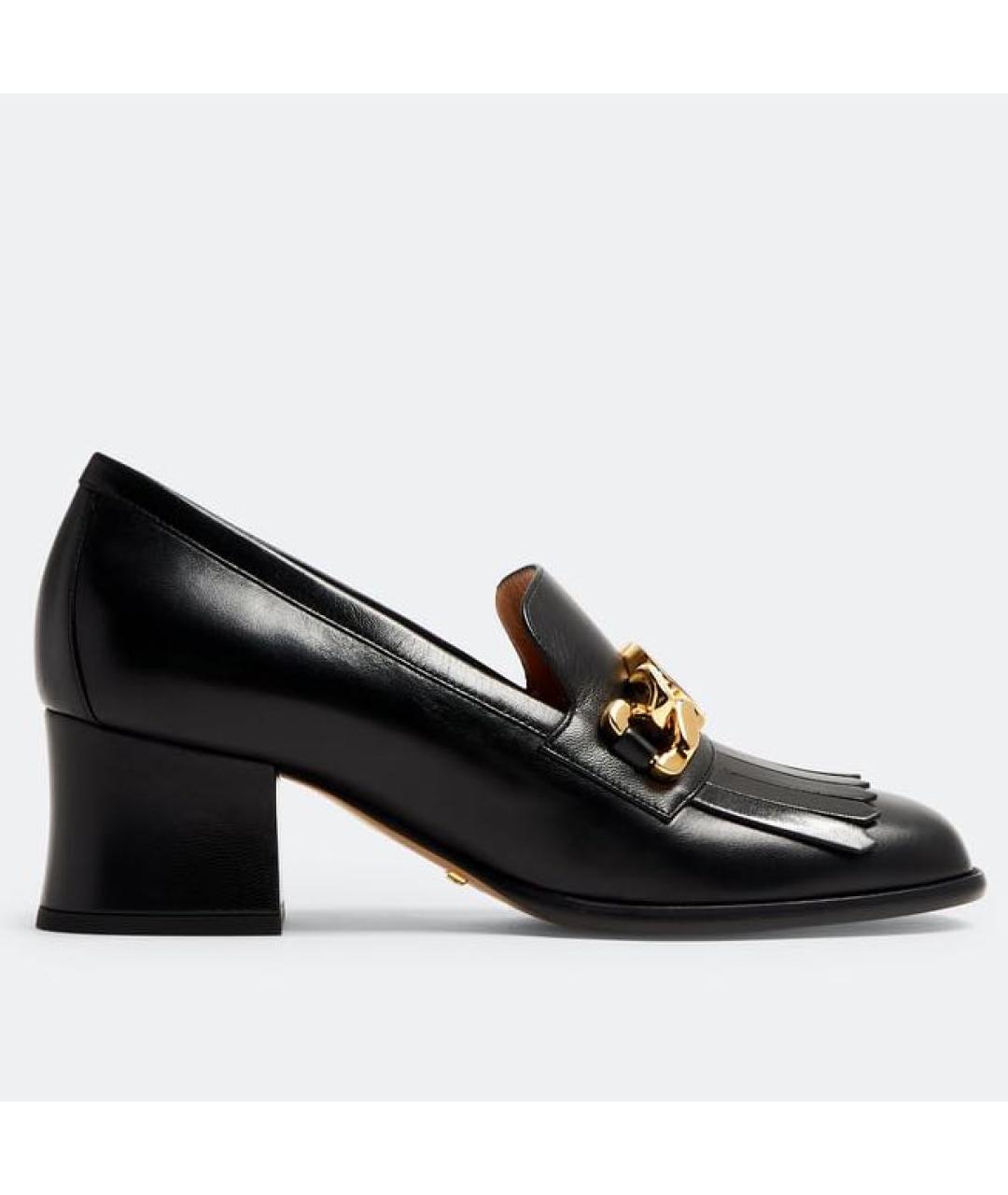 GUCCI Черные кожаные туфли, фото 4