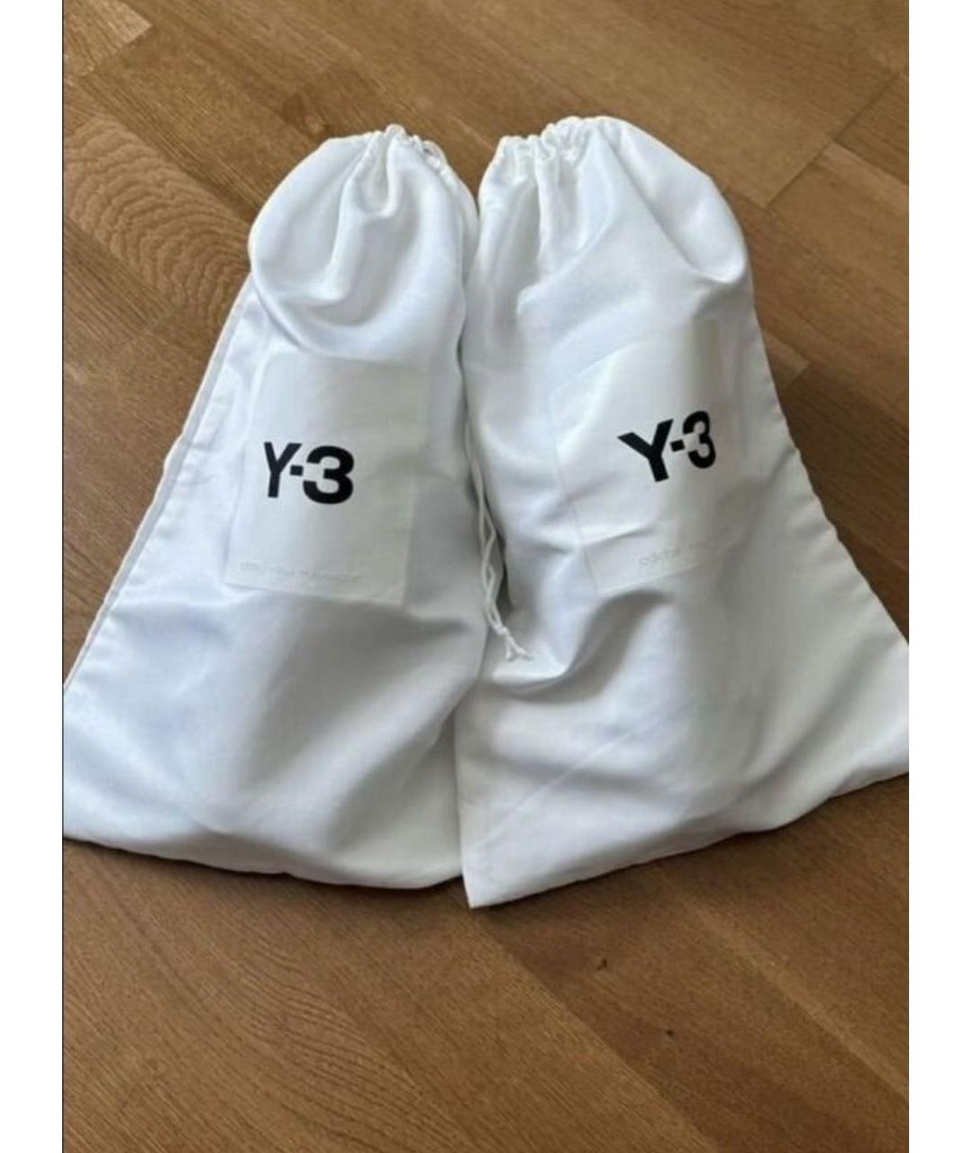 Y-3 Белые кожаные кеды, фото 8