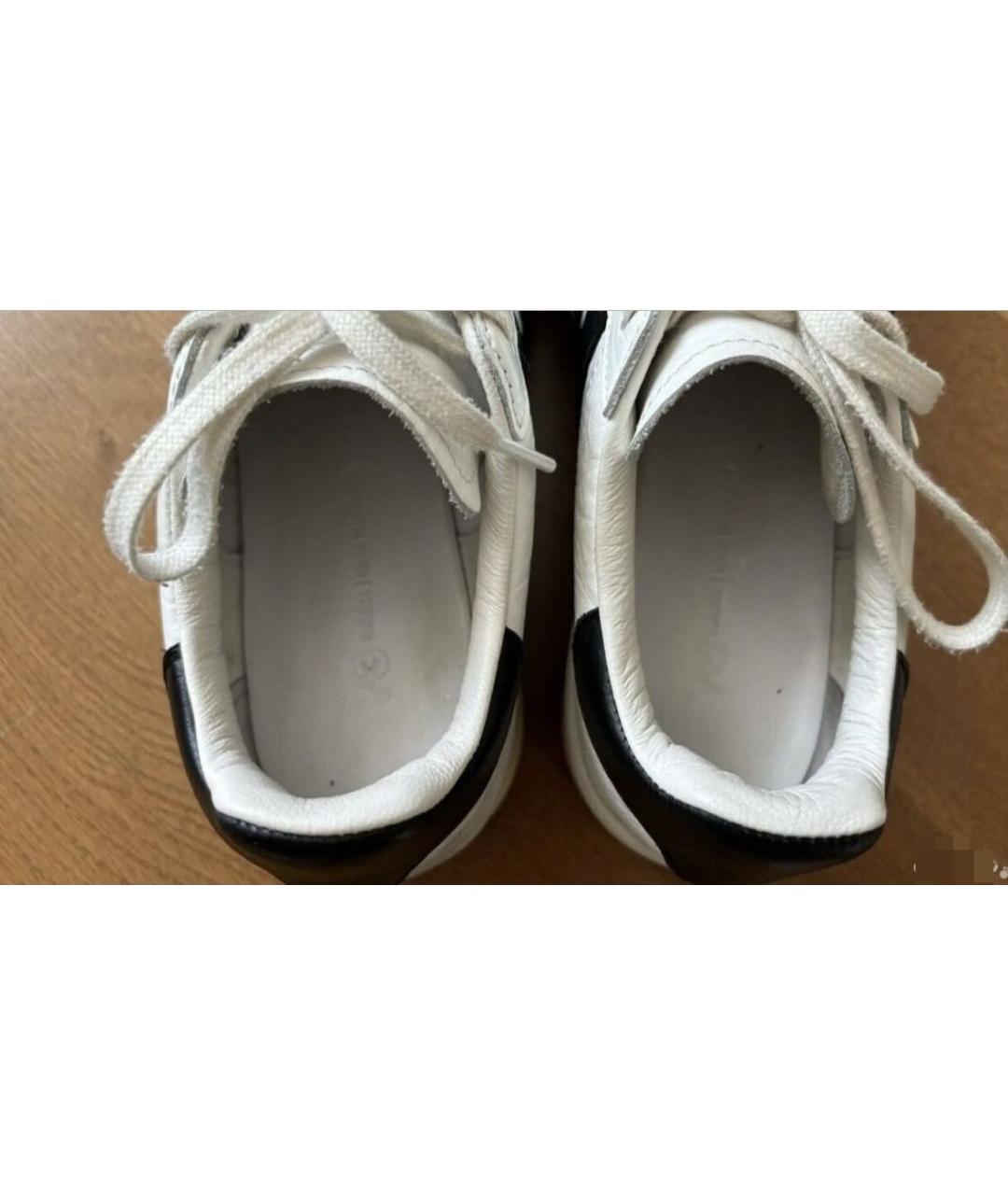Y-3 Белые кожаные кеды, фото 3