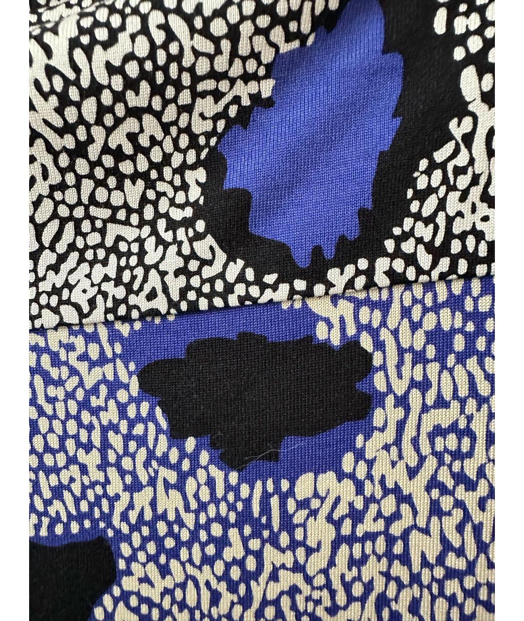 DIANE VON FURSTENBERG Мульти шелковое повседневное платье, фото 4