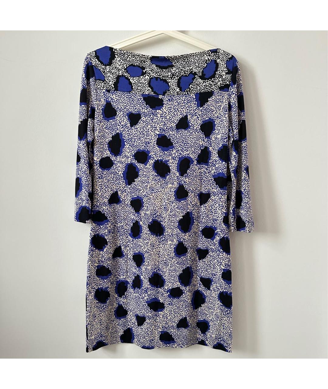DIANE VON FURSTENBERG Мульти шелковое повседневное платье, фото 2