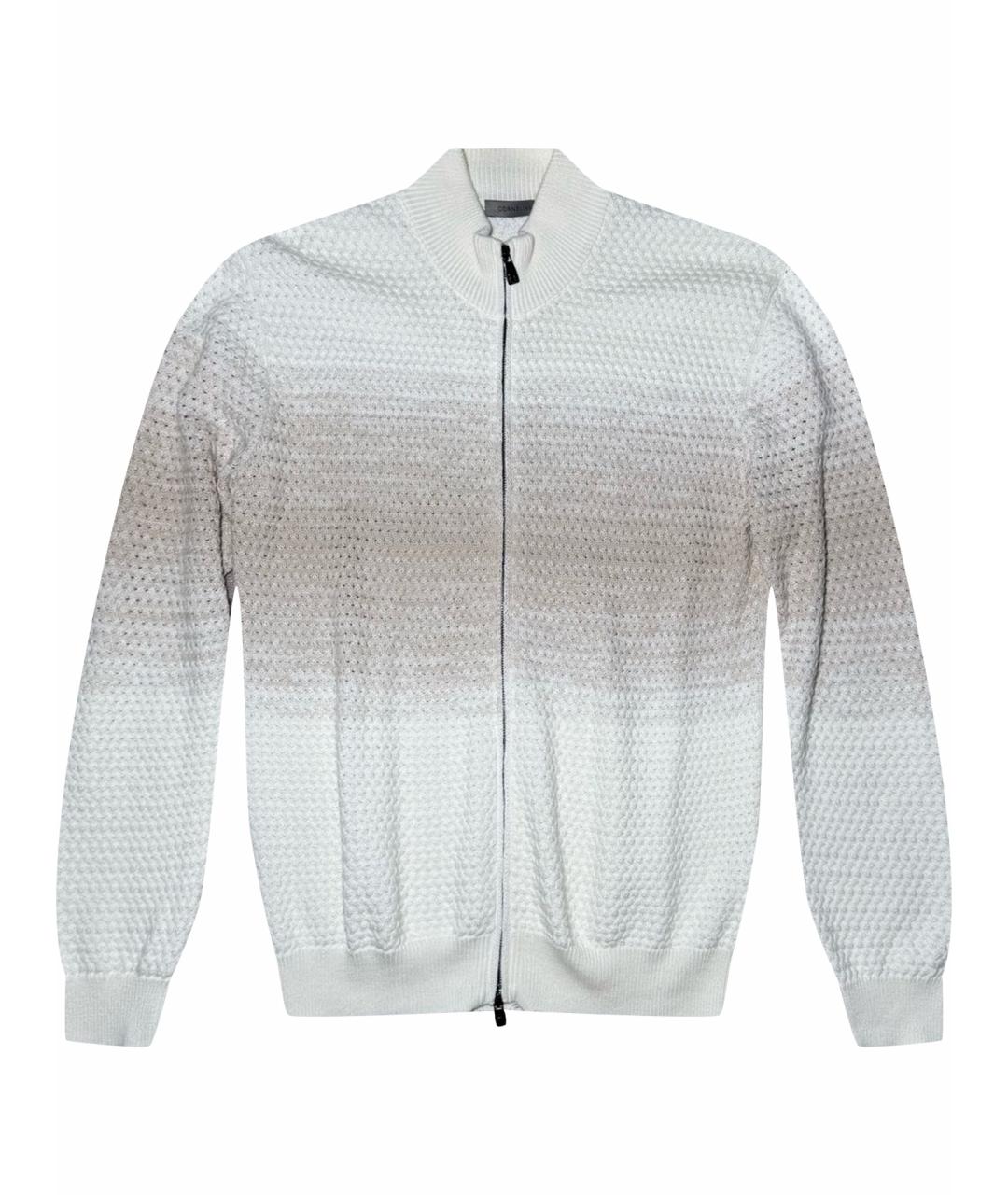 CORNELIANI Бежевый хлопковый джемпер / свитер, фото 1