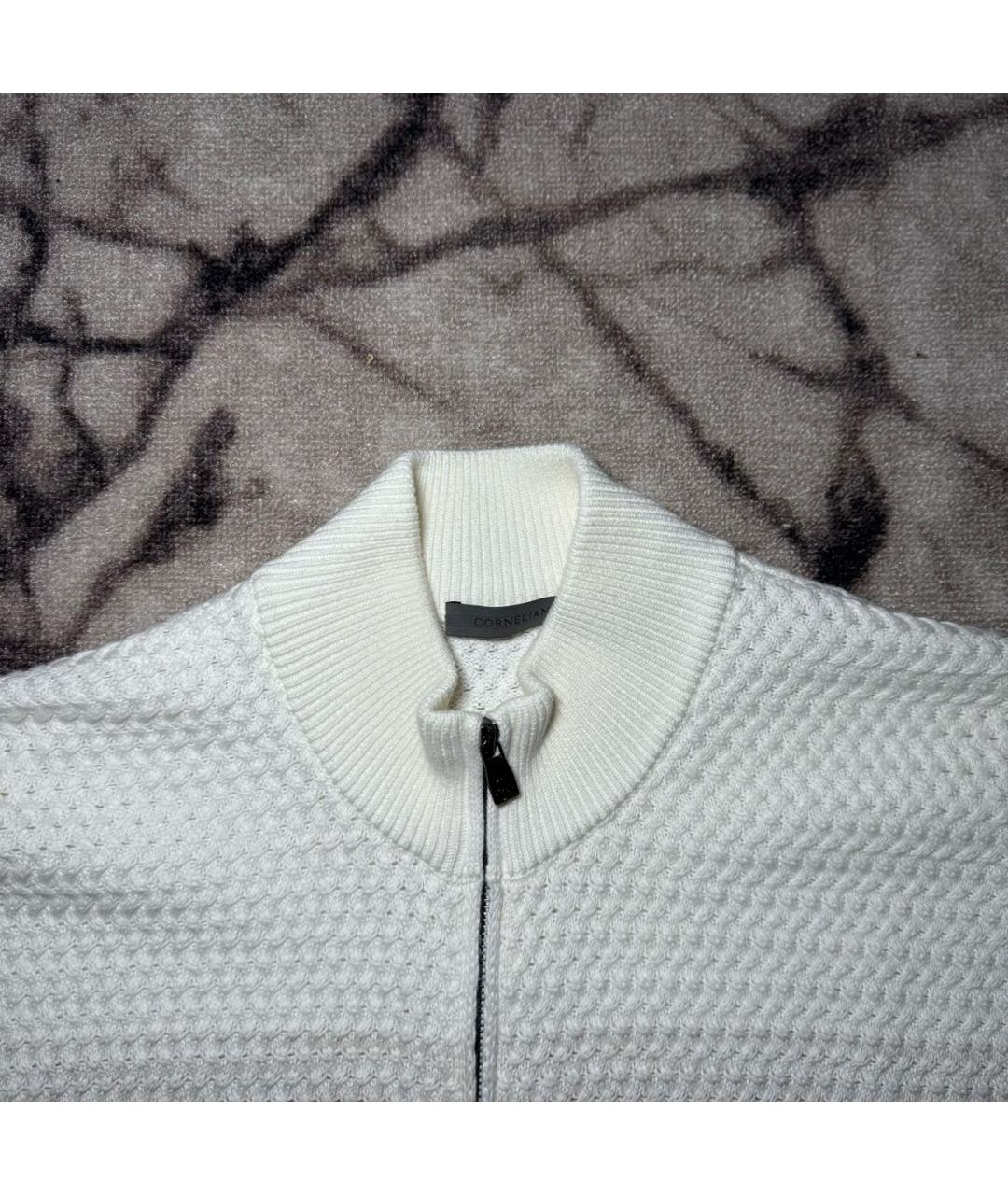 CORNELIANI Бежевый хлопковый джемпер / свитер, фото 3