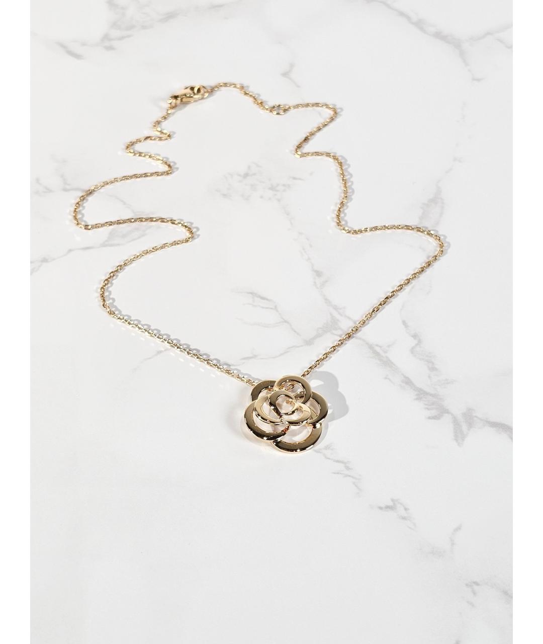 CHANEL Золотое колье из желтого золота, фото 4