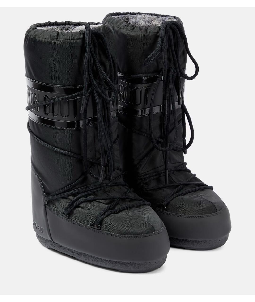 MOON BOOT Черные ботинки, фото 2