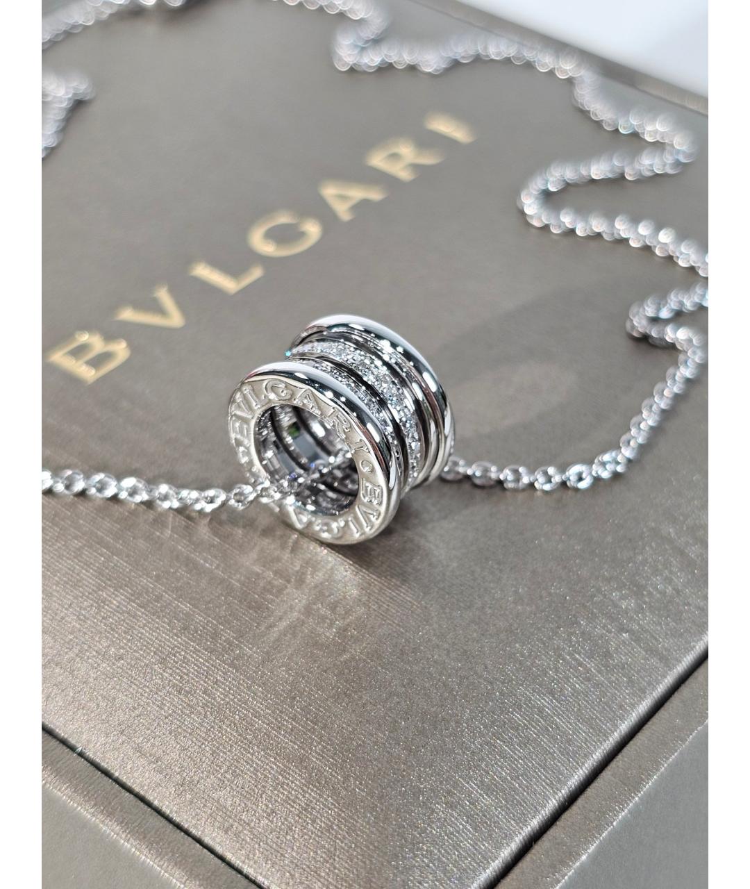 BVLGARI Серебряная подвеска из белого золота, фото 2