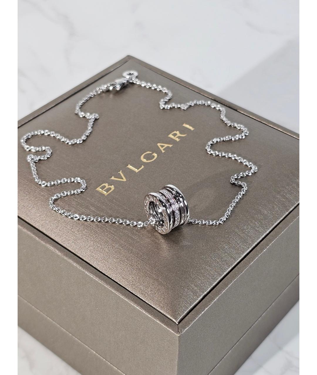 BVLGARI Серебряная подвеска из белого золота, фото 3