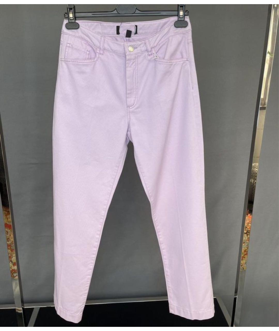 SPORTMAX Розовые прямые джинсы, фото 9