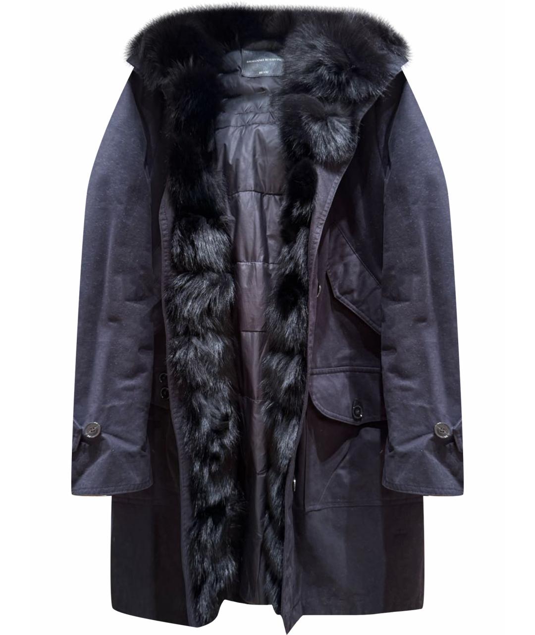 ERMANNO SCERVINO Черная хлопковая парка, фото 1