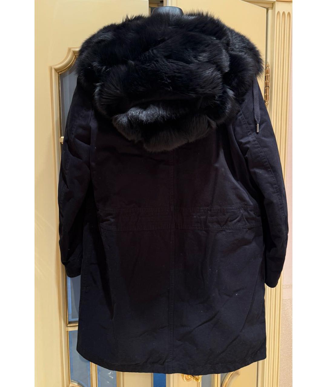 ERMANNO SCERVINO Черная хлопковая парка, фото 3
