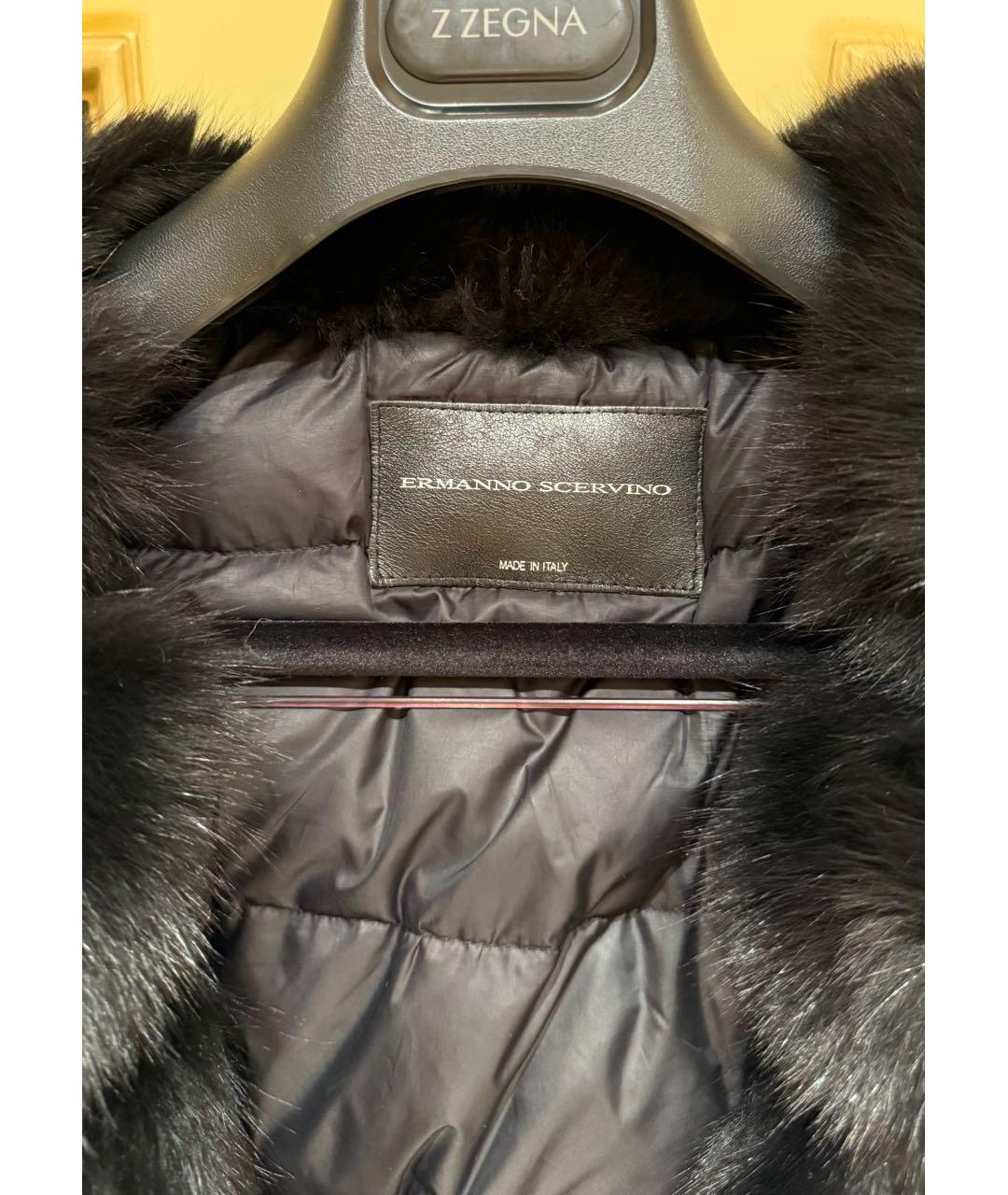 ERMANNO SCERVINO Черная хлопковая парка, фото 7