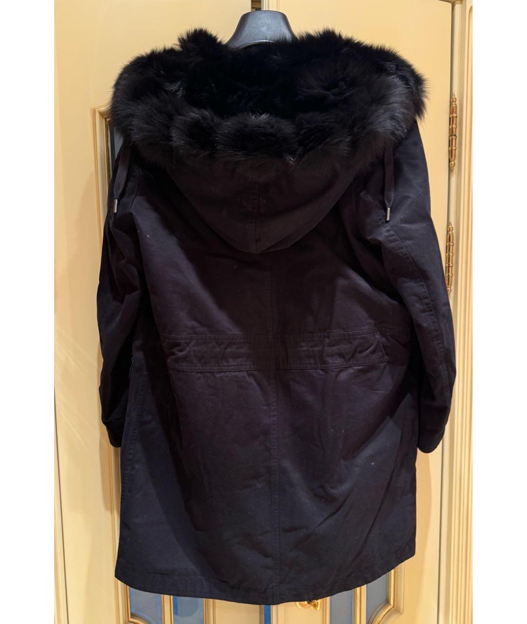 ERMANNO SCERVINO Черная хлопковая парка, фото 2