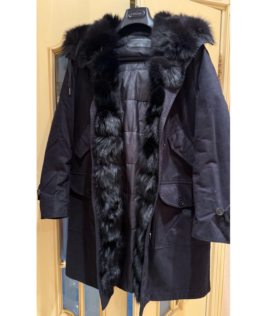ERMANNO SCERVINO Черная хлопковая парка, фото 8