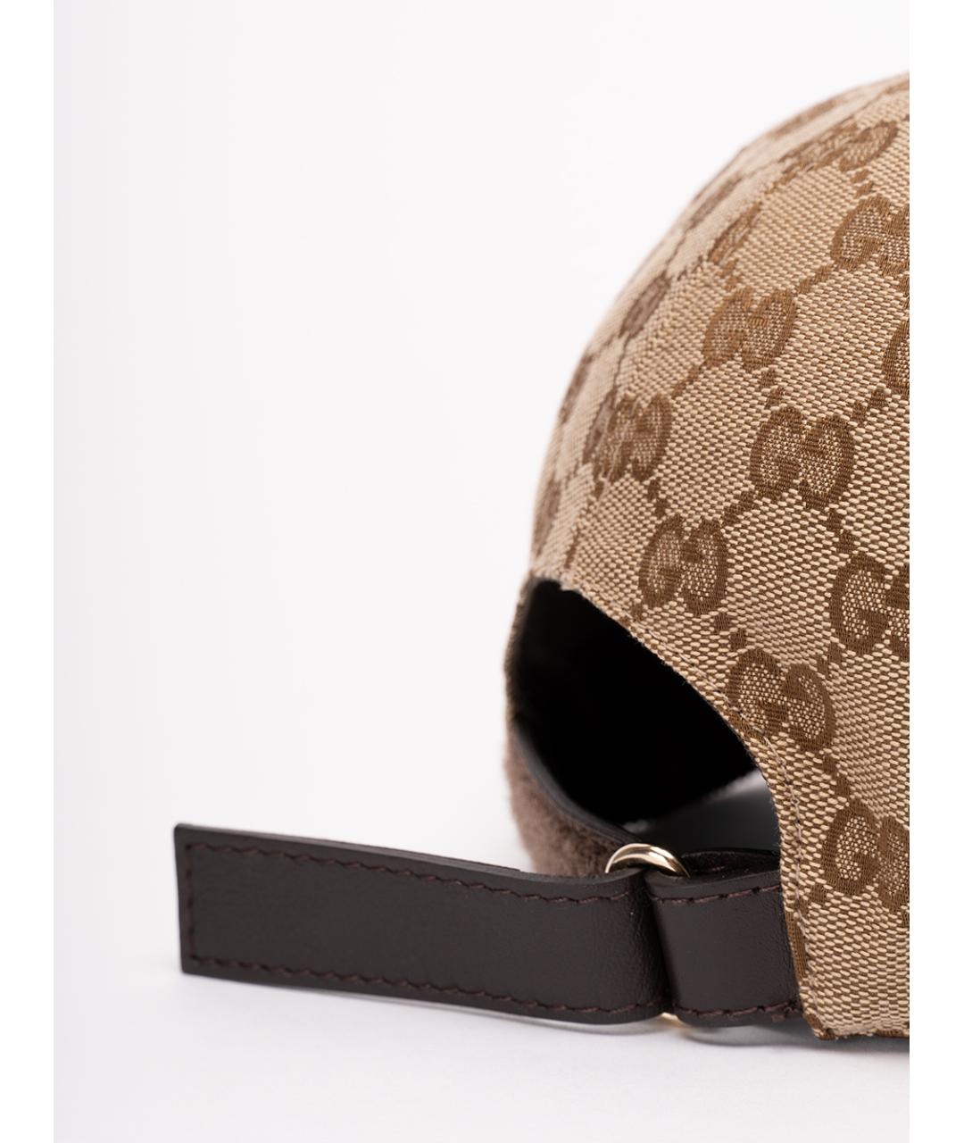 GUCCI Бежевая синтетическая кепка, фото 2