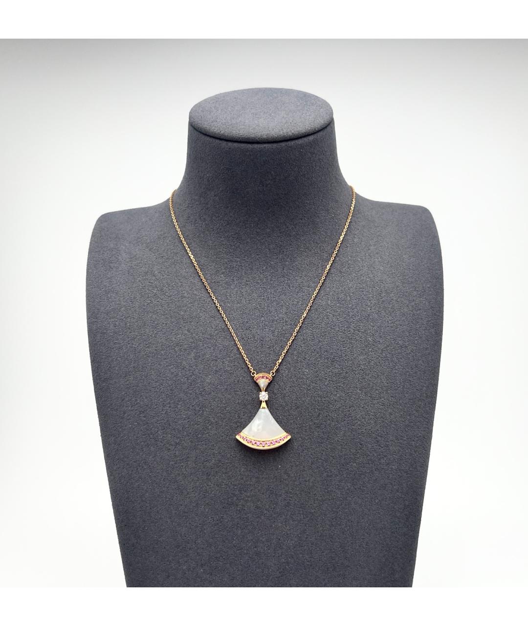 BVLGARI Золотое колье из розового золота, фото 2